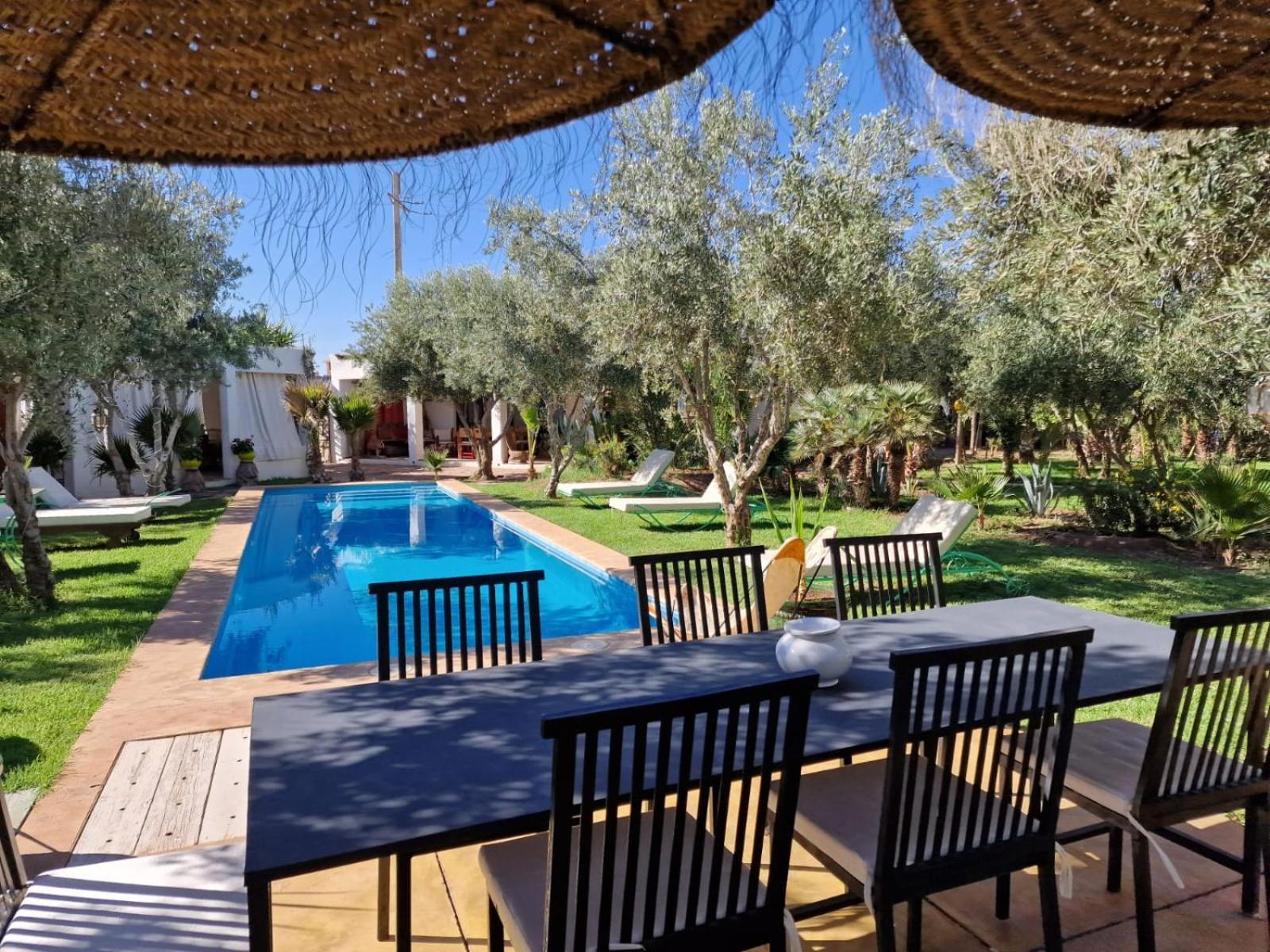 Manzal Lahbab, 2Villas 2Bungalows 2Piscines Et Jardins Ouled Jelal Exterior photo