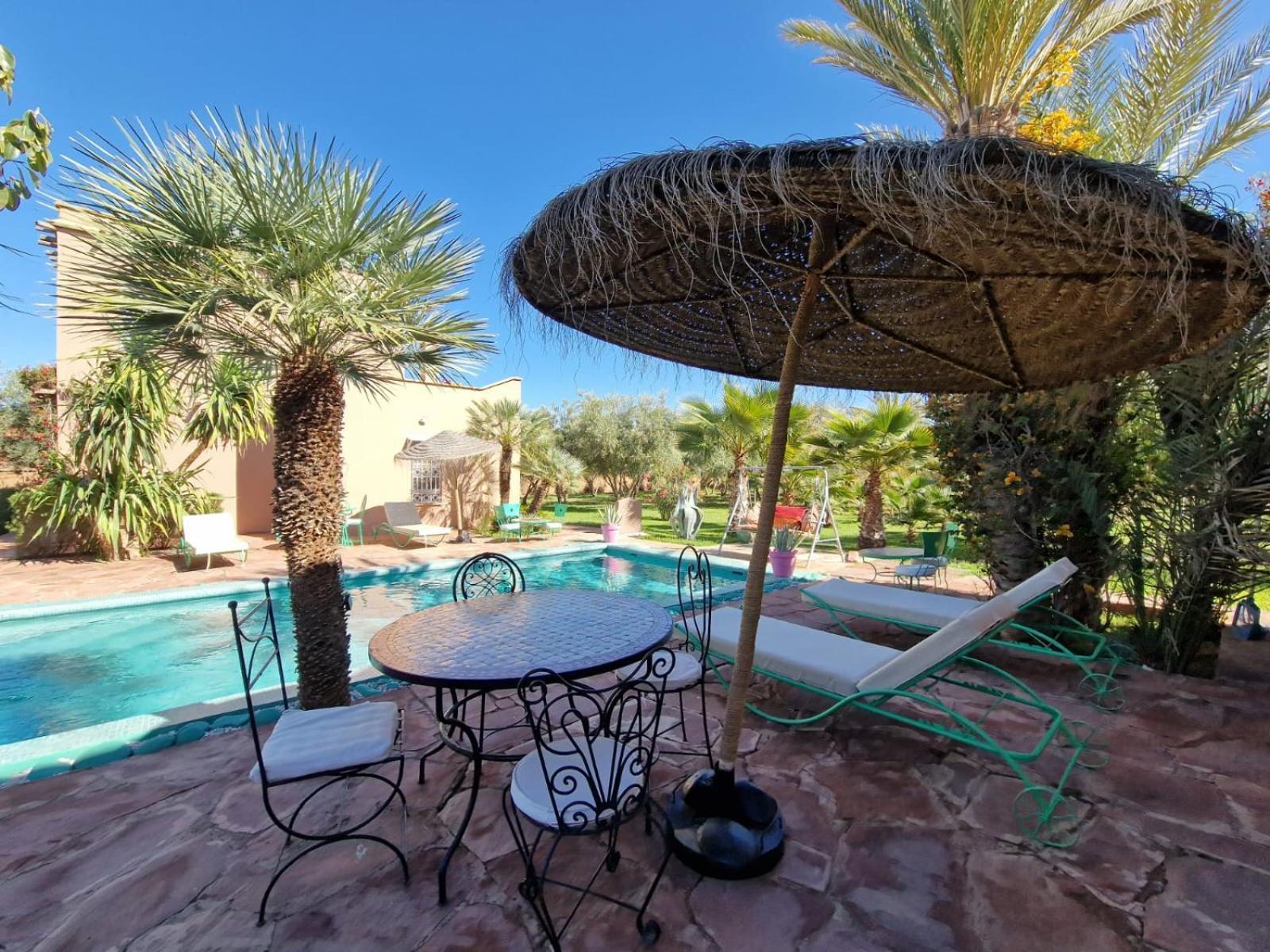 Manzal Lahbab, 2Villas 2Bungalows 2Piscines Et Jardins Ouled Jelal Exterior photo