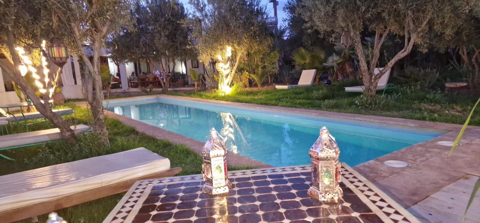 Manzal Lahbab, 2Villas 2Bungalows 2Piscines Et Jardins Ouled Jelal Exterior photo