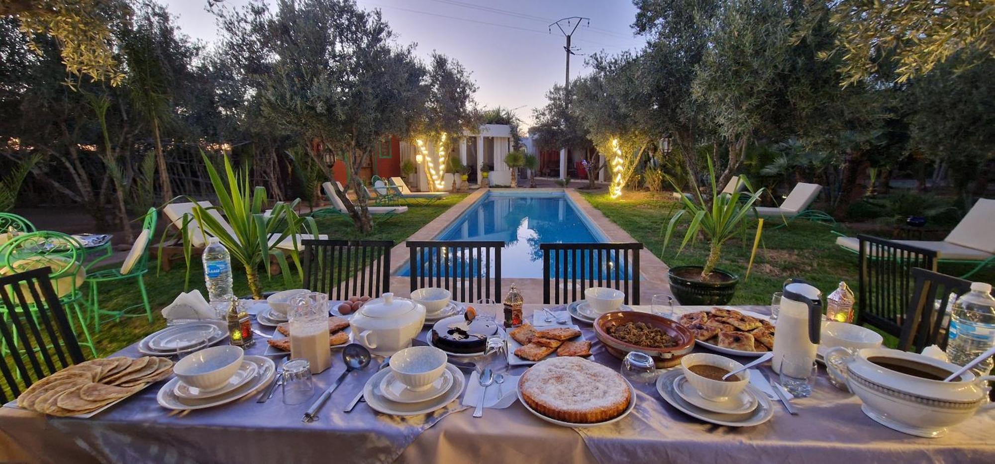Manzal Lahbab, 2Villas 2Bungalows 2Piscines Et Jardins Ouled Jelal Exterior photo